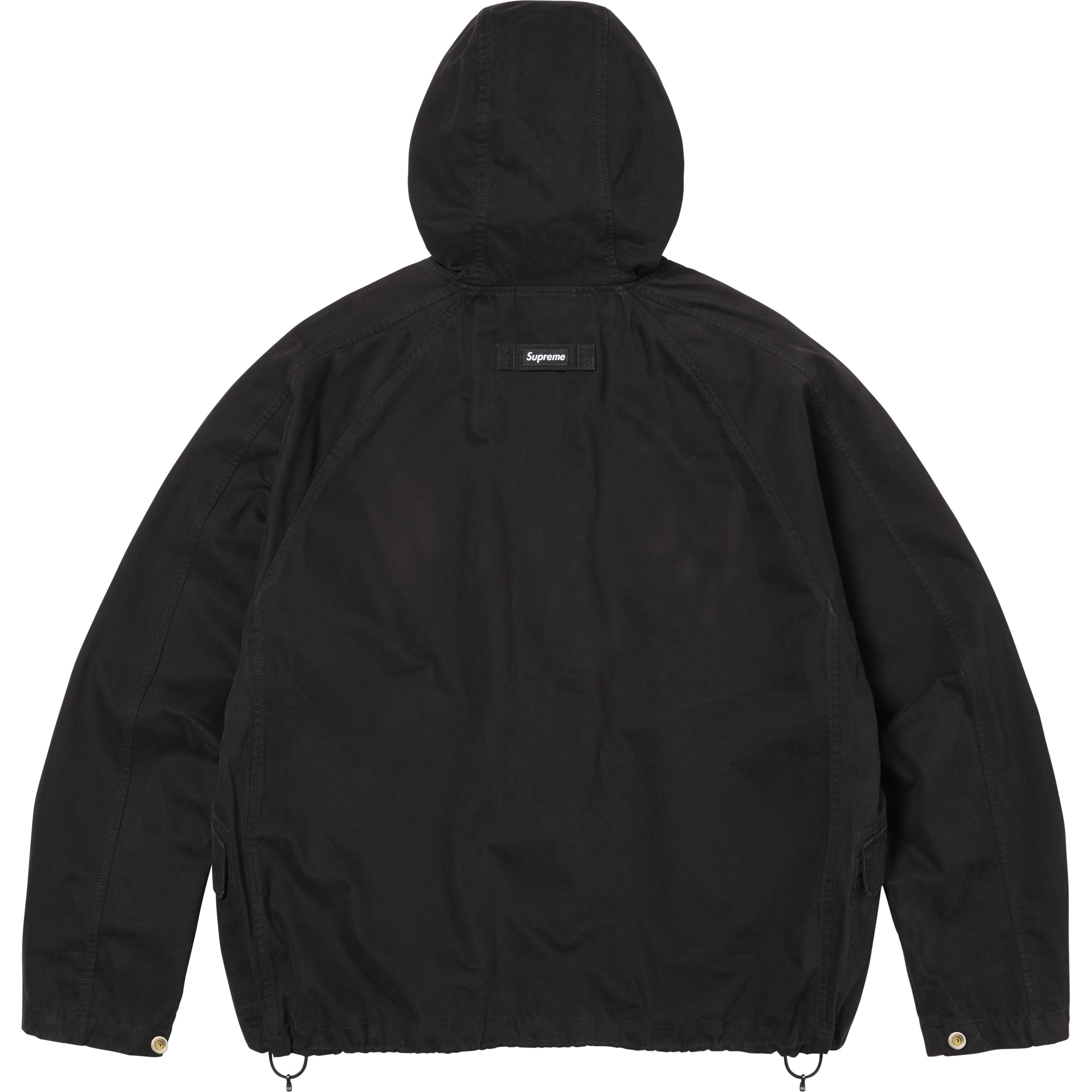 Hooded Raglan Jacket view 12